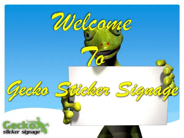 Gecko Strives to Address Every Sticker Printing Need