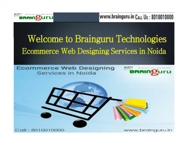 Ecommerce Web Designing Services in Noida