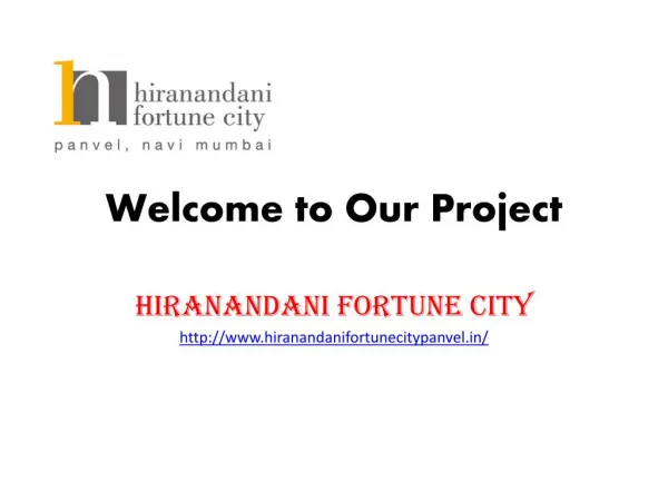 Hiranandani Fortune City Navi Mumbai
