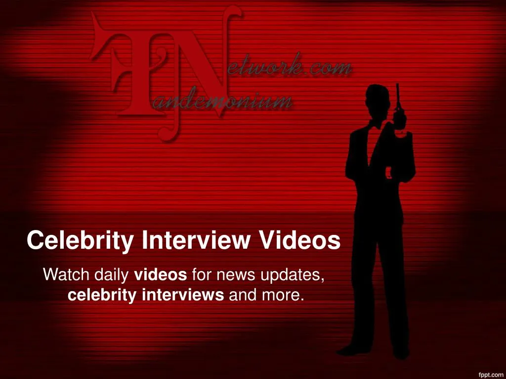celebrity interview videos