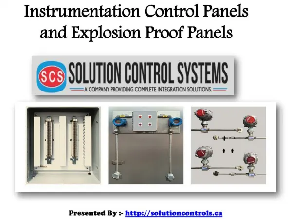 Instrumentation Control Panels and Explosion Proof Panels Online in Canada