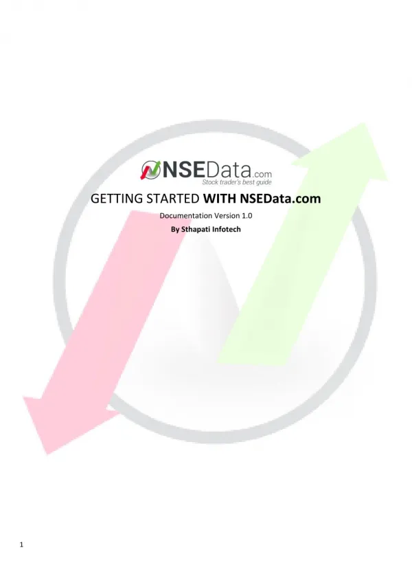 GETTING STARTED WITH NSEData.com