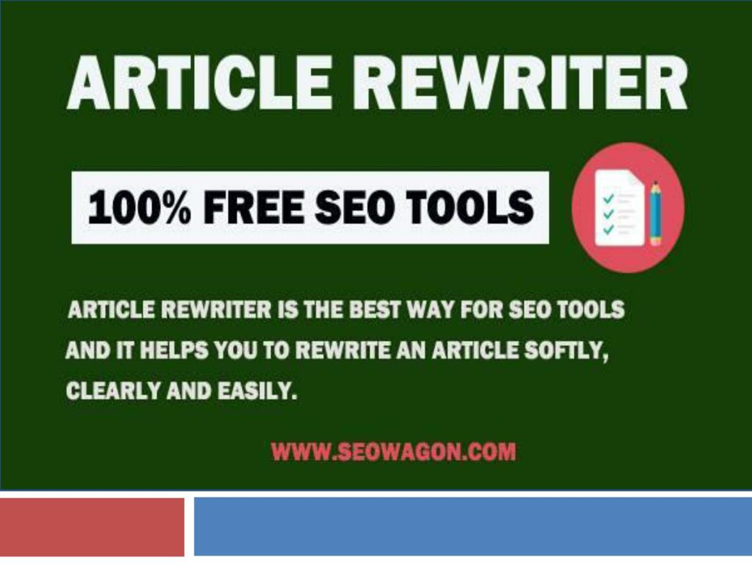 PPT - Free Article Rewriter Tool PowerPoint Presentation, free download ...