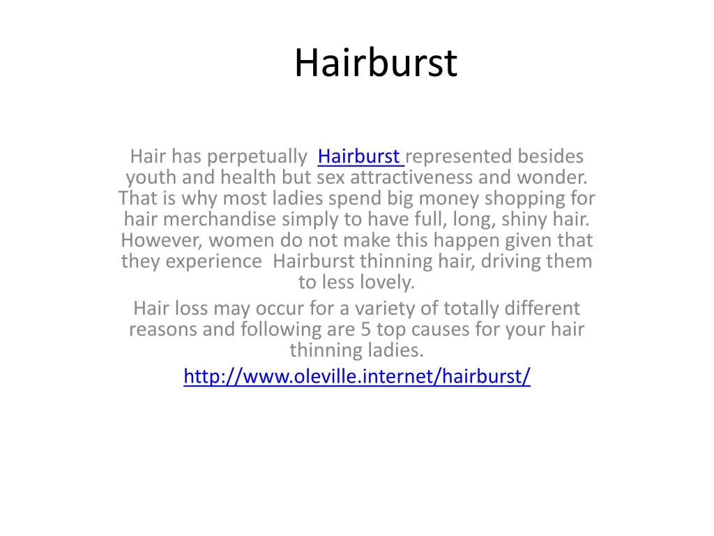 hairburst