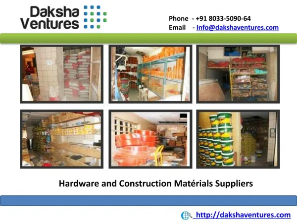 Hardware and Construction Materials Suppliers