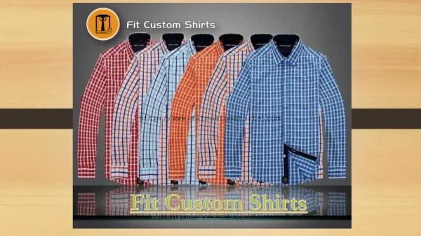Custom fit shirts for men | Custom made dress shirts for men