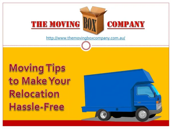 Make Moving Day Less Stressful With These Tips