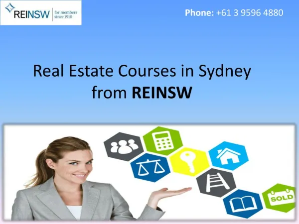 Real Estate Courses in Sydney from REINSW