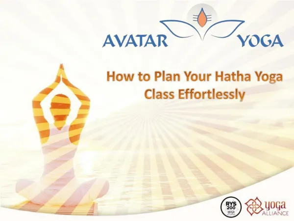 How To Plan Your Hatha Yoga Class Effortlessly