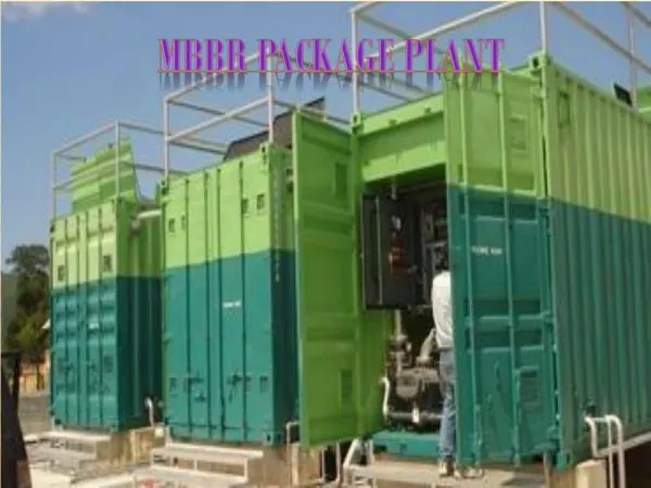 MBBR Package Plant