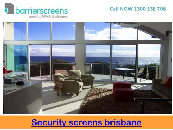 Security screens Brisbane
