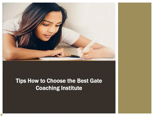 How To Choose The Best GATE Coaching Institute