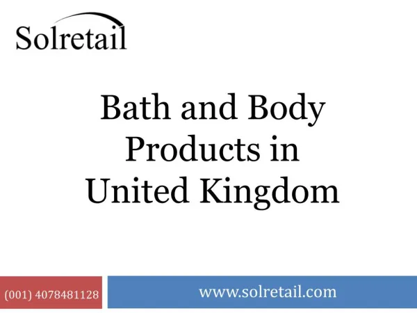 Bath and Body Products in United Kingdom