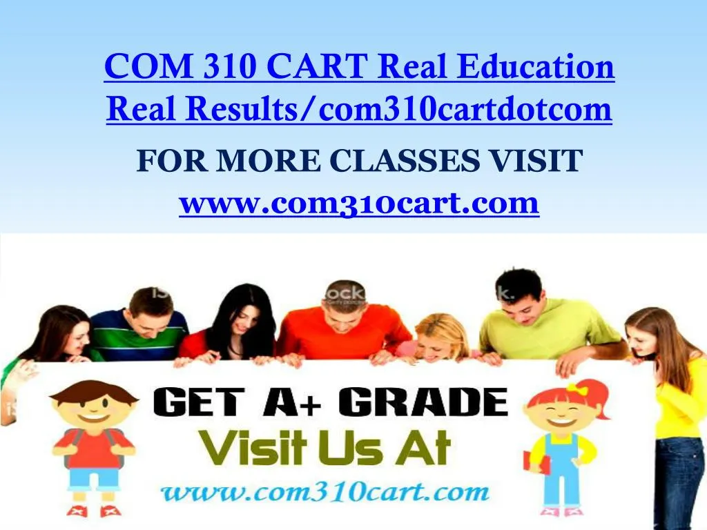 com 310 cart real education real results com310cartdotcom