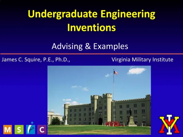 Undergraduate Engineering Inventions
