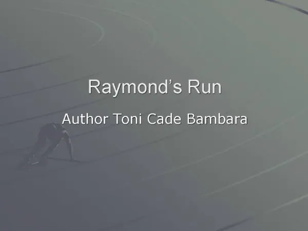 Raymond s Run