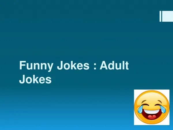 Funny Jokes : Adult Jokes