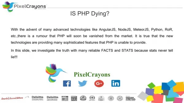 Is php Dying? - Web Development