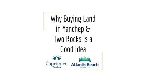 Why Buying Land in Yanchep & Two Rocks is a Good Idea - Acumends