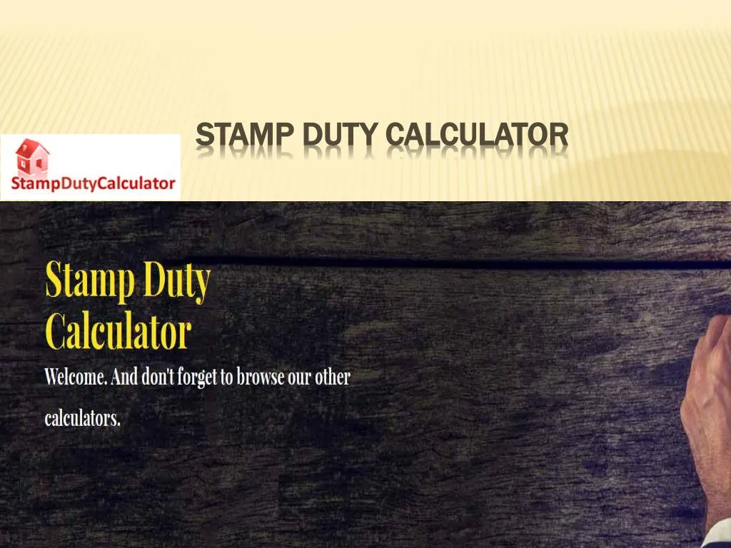 stamp duty calculator
