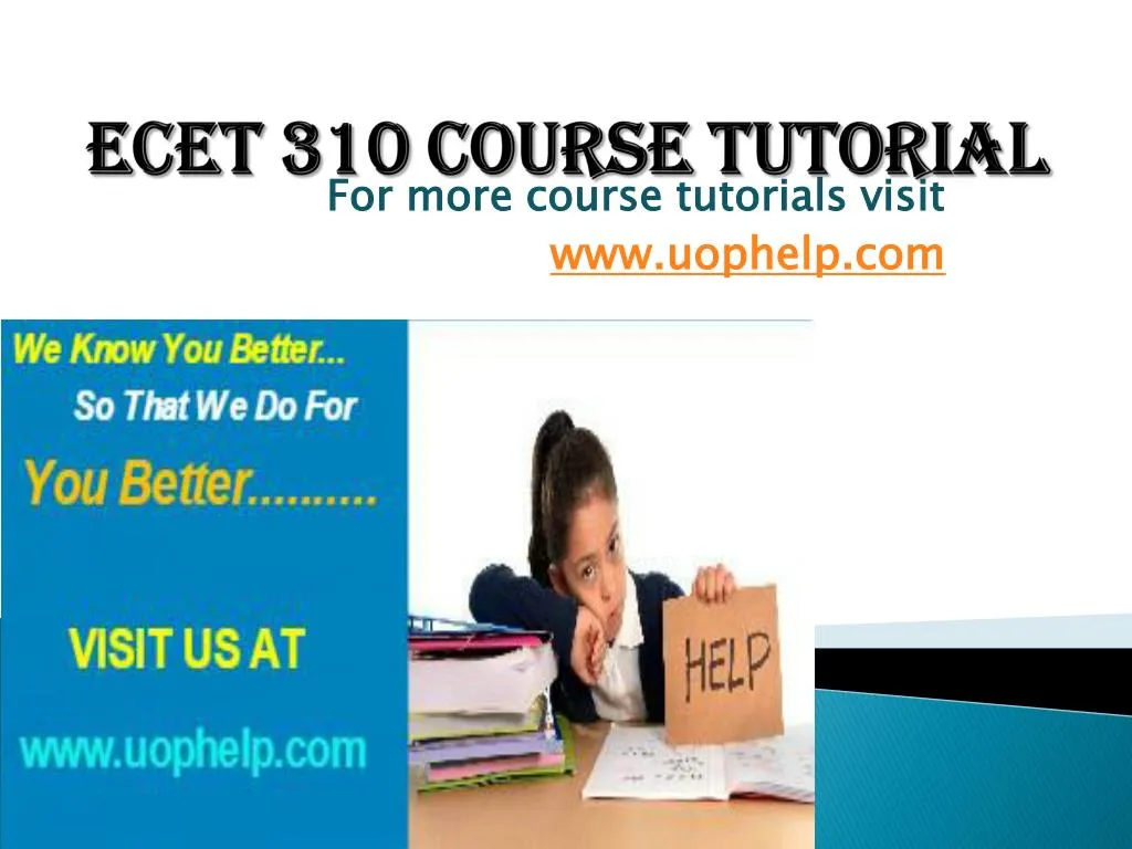 ecet 310 course tutorial