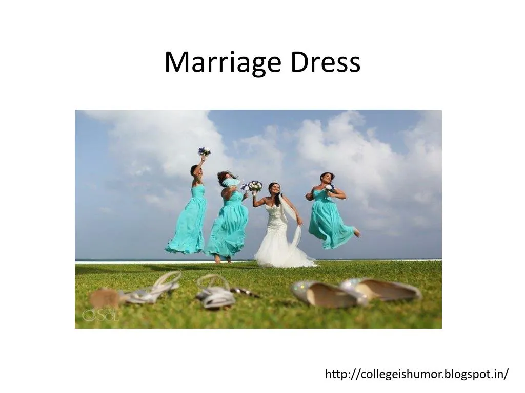 marriage dress