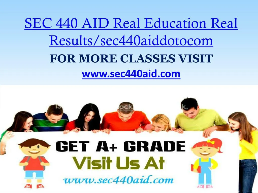 sec 440 aid real education real results sec440aiddotocom