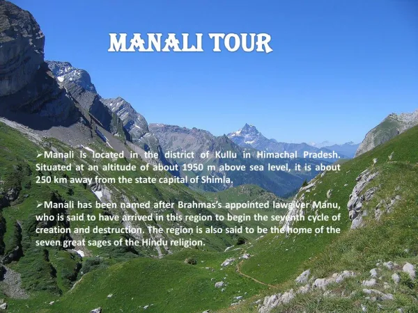 Things To Do In Manali Tour
