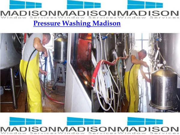 Pressure Washing Madison by Madison Window Services