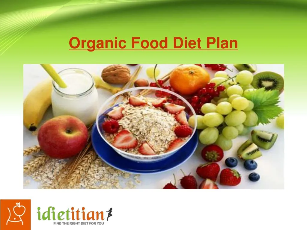 organic food diet plan