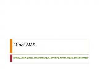 Hindi SMS - slide 1