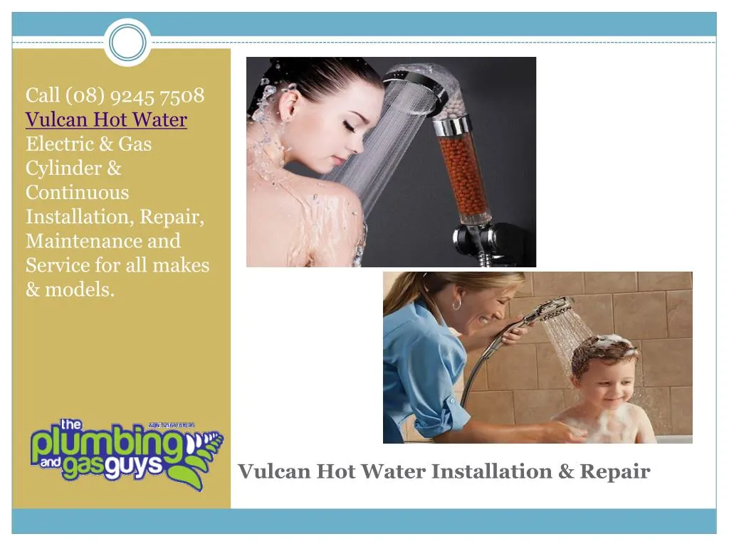 vulcan hot water installation repair