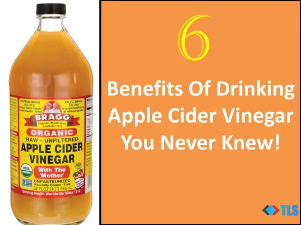 6 Benefits Of Drinking Apple Cider Vinegar You Never Knew!
