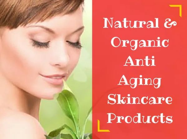 Natural & Organic Skincare Products