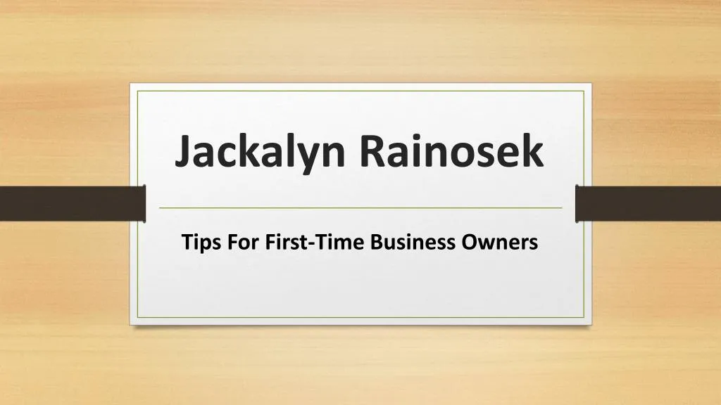 jackalyn rainosek