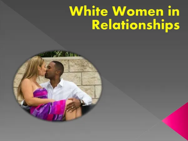 White Women in Relationships
