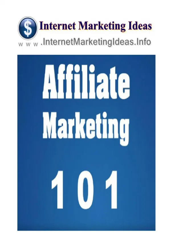 What Is Affiliate Marketing - Best Affiliate Marketing Programs Series Part 1