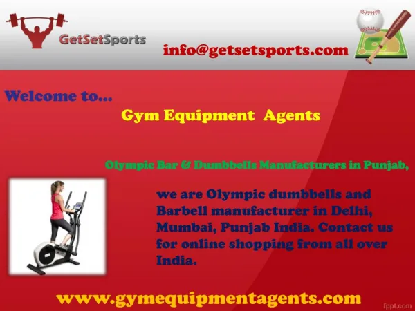 Olympic Bar & Dumbbells Manufacturers in Punjab, India