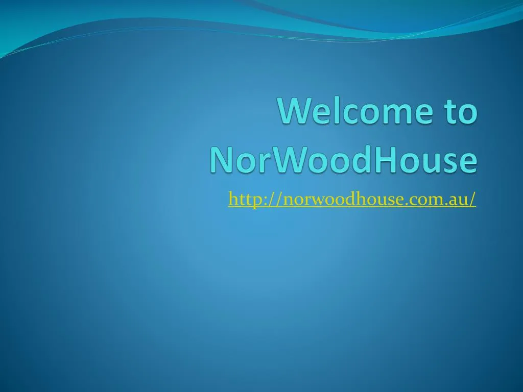 welcome to norwoodhouse