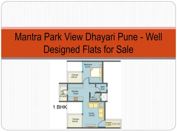 Mantra Park View Dhayari Pune - Well Designed Flats for Sale