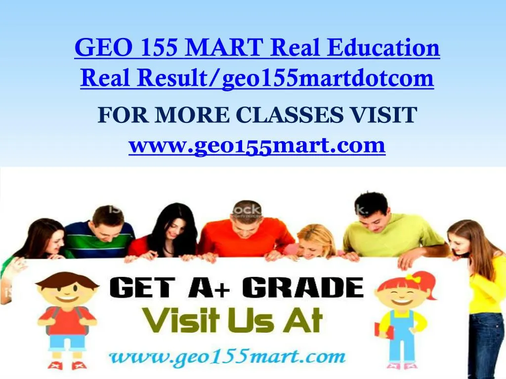 geo 155 mart real education real result geo155martdotcom