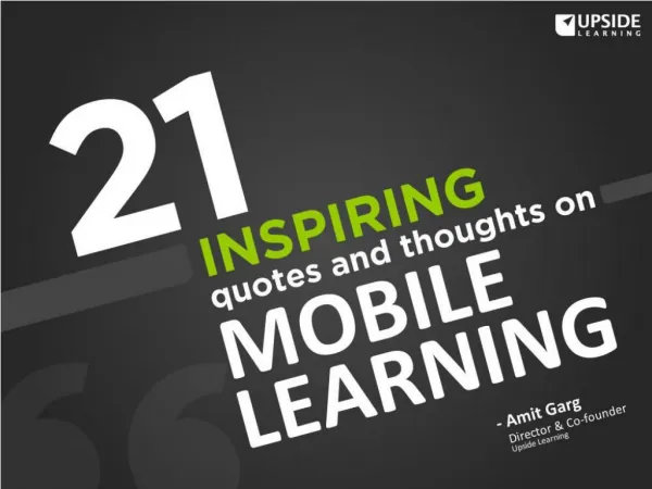 21 Inspiring Quotes & Thoughts On Mobile Learning