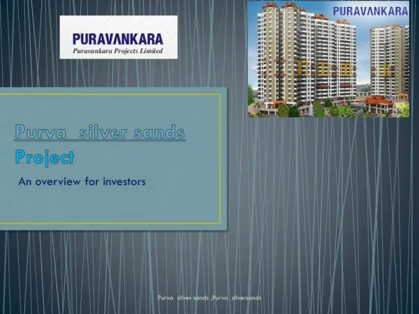 purva silver sands with modern interior