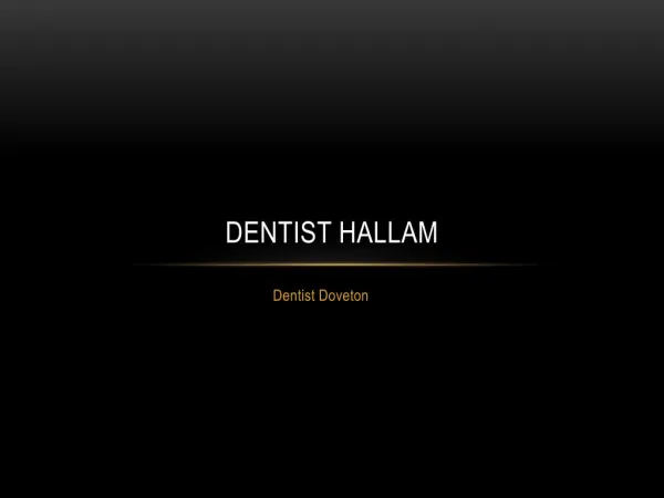 Dentist Hallam