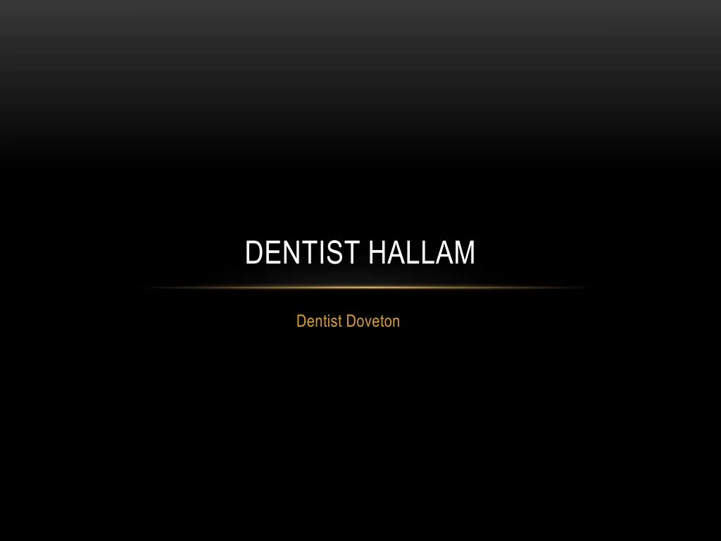 dentist hallam