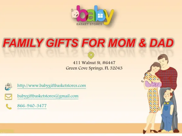 Family Gifts for Mom and Dad