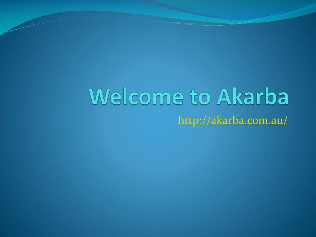 welcome to a karba