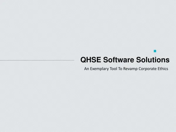QHSE Software Solutions in Australia