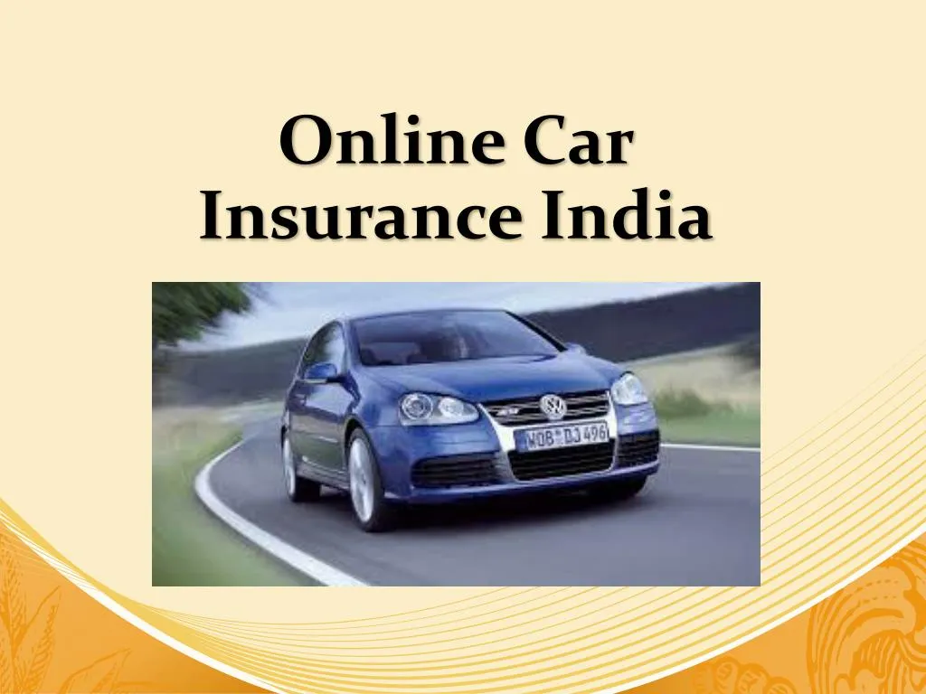 online car insurance india