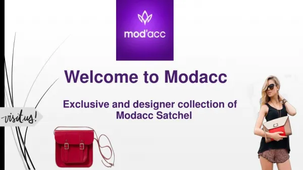 Modacc Satchel at ModaccOnline.com
